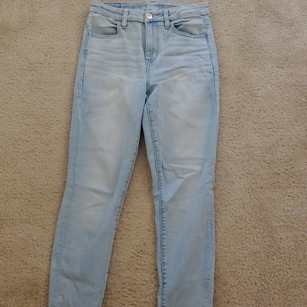 American eagle Curvy high rise skinny jeans
